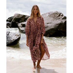 Daughters of India Kyra Midi Dress in Sumac